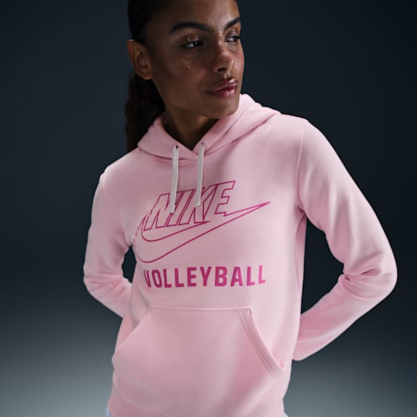 Pink Hooded Volleyball. Nike